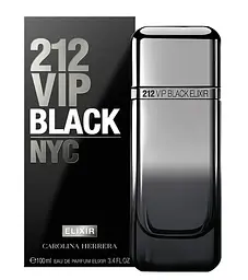 Оригінал Carolina Herrera 212 VIP Black Elixir 100 мл парфумована вода