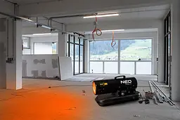 Теплова гармата Neo Tools 20 кВт, 550 м3год, прямого нагріву, бак 19л, витрата 1.9л/год, IPX4 - мініатюра 2