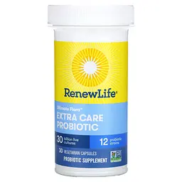 Пробіотик Renew Life Ultimate Flora Extra Care Probiotic 30 млрд 30 вегетаріанських капсул - мініатюра 3