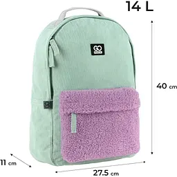 Рюкзак GoPack Education Teens 147 м'ятний (GO25-147M-2) - мініатюра 3