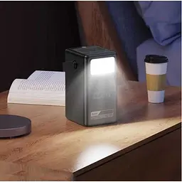 УМБ Hoco DB03 Endure 22.5W fully compatible PB/Lamp/100 000mAh чорний - мініатюра 2