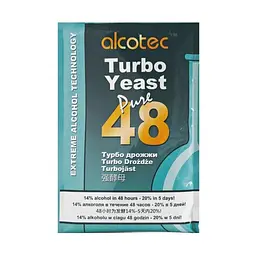 Дріжджі Alcotec Turbo Yeast Pure 48, 135 г 5 шт