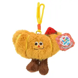 М'яка іграшка-брелок Смаколики Круассан з полуницею 15х9х9 см (PLC26008)