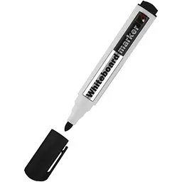 Набір маркерів Axent Whiteboard D2800 круглий 2 мм 12 шт. чорний (D2800-01)