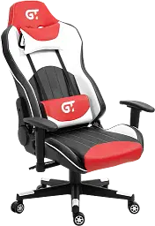 Геймерське крісло GT Racer чорне червоно-біле (X-5813 Black/Red/White) - мініатюра 6