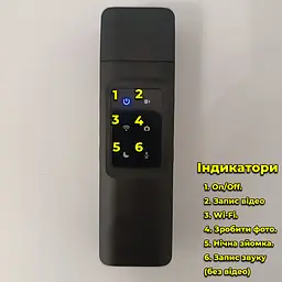 Нагрудна міні боді камера L13 FullHD з Wi-Fi 1080p / нагрудний відеореєстратор - мініатюра 2