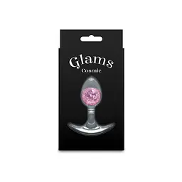 Анальна пробка NS Novelties Cosmic Glams - Small - Pink - мініатюра 4
