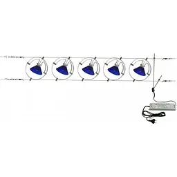 Світильник струнний поворотний Brille HTL-83/5 Blue система 176270
