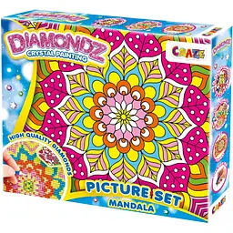 Набір для створення картини Craze Diamondz Мандала зі стразами (47767) - мініатюра 2