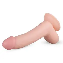 Фалоімітатор EasyToys Cliff Realistic Dildo 22 см тілесний - мініатюра 2