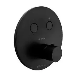 Термостат для душу на 2 споживача Paffoni Compact Box black matt CPT018NO, Чорний матовий - мініатюра 2