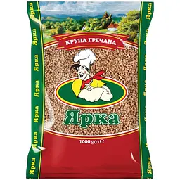 Крупа гречана непропарена Ярка 1 кг