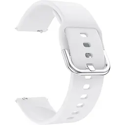 Ремінець DK CDK для Garmin Venu 2 Plus "L" 20mm Silicone Sport Band Classic (09651) (white)
