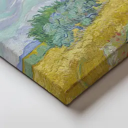 Інтер'єрна картина Пшеничне поле з кипарисом, Вінсент ван Гог, Vincent van Gogh, Wheat Field, інтер'єрний декор, 60×75 см (id6657) - мініатюра 3