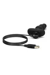 Анальна пробка B-Vibe Triplet 13.8 см (чорний) - мініатюра 5