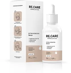 Інтенсивна зволожувальна сироватка для обличчя Re.Care Extra Hydration Serum, 30 мл - мініатюра 3