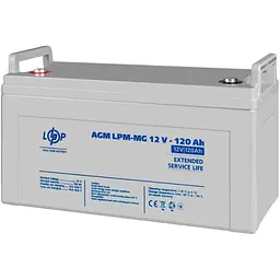Джерело безперебійного живлення [ДБЖ] LogicPower W1500 + 2 x LPM-MG батарея 12V - 120Ah [19807] [110349] - мініатюра 9