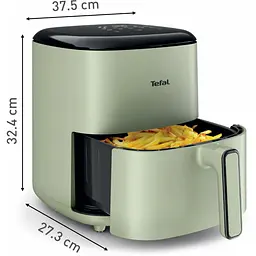 Мультипіч Tefal Easy Fry Max 1500 Вт світло-зелена (EY24ELE0) - мініатюра 3
