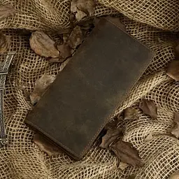 Гаманець чоловічий 14228 vintage шкіра Vintage коричневий - мініатюра 5