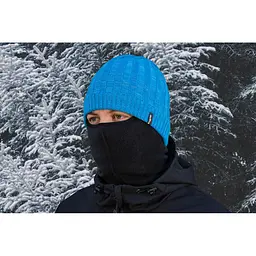 Водонепроникна шапка Dexshell Heathered Rib Knit Beanie, onesize (56-58 см), блакитний - мініатюра 2