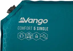 Килимок самонадувний Vango Comfort 5 Single Bondi Blue (SMQCOMFORB36A11) - мініатюра 2