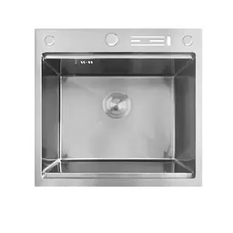 Кухонна мийка Mixxus MH5050-SK Nano-Silver MX1939, Нержавіюча сталь
