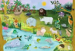 Навчальна гра Умняшка Zoo Алфавіт, з багаторазовими наклейками, укр. мова (КП-005) - мініатюра 2