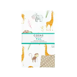 Дитяча постільна білизна в ліжечко AFRICA ZOO COSAS (4822052055410) - мініатюра 3