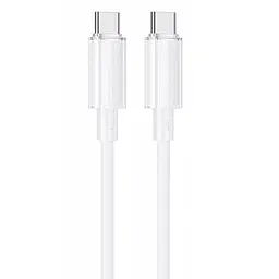 Дата кабель Borofone BX112 Lemon Type-C to Type-C 60W (1m) White