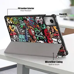 Чохол HardPrinted з малюнком Lenovo Tab M11 2024 TB330 TB331 Графіті - мініатюра 2