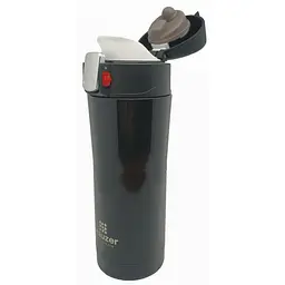 Термочашка Krauzer 350 мл чорна (86-350Shiny Black) - мініатюра 2