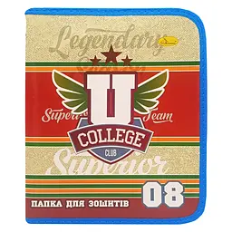 Папка для зошитів на блискавці "Legendary college club" АП-1001-10
