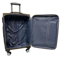 Валіза Worldline Airtex 621 колір коричневий розмір маленький S - мініатюра 3