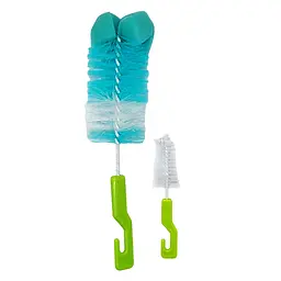 Набір йоржиків для миття пляшечок Mega Zayka MGZ-0211(Turquoise) 2 шт