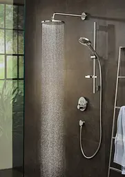 Шлангове під'єднання Hansgrohe FixFit S зі зворотнім клапаном Chrome 26453000, Хром - мініатюра 2