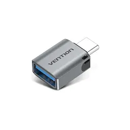 Перехідник OTG USB 3.0 AF to USB-C gray Vention (CDQH0)