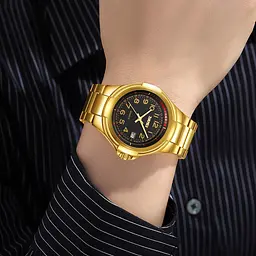 Чоловічий наручний годинник 9320GDBK Gold-Black Skmei acs0030921 - мініатюра 3