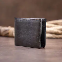 Стильне портмоне в гладкій шкурі Grande Pelle 11312 коричневе - мініатюра 9