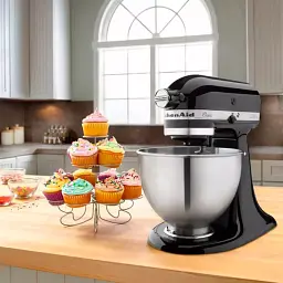 Кухонна машина KitchenAid Classic 4,3 л 5K45SSEOB з відкидним блоком чорний - мініатюра 5