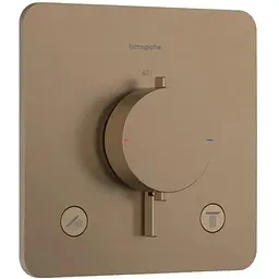 Термостат для душу Hansgrohe Ecostat Comfort Q прихованого монтажу 2 function brushed bronze 33713140