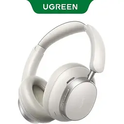Навушники Ugreen Studio Pro 48dB ANC Wireless Active Noise Cancellation Hi-Res LDAC 120h 2025 (white) - мініатюра 2