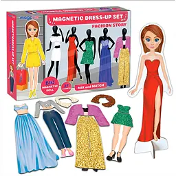 Настільна магнітна гра Magnetic dolls ML4032-09 EN магнітна лялька та 27 магнітів