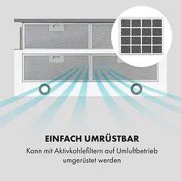 Витяжка Klarstein Mariana Neo 60 640 м³/год (10035925) - мініатюра 7