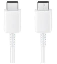 Кабель Samsung EP-DA705BWRGRU Type-C to Type-C - 1m White (6576687) - мініатюра 3