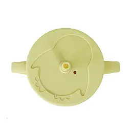 Силіконова чашка-поїлка з кришкою MGZ-0302(Yellow) 200 мл - мініатюра 3
