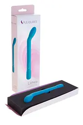 Вібратор Pleasures Lithea 18 см бірюзовий - мініатюра 3
