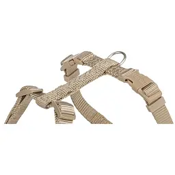 Шлея Trixie Premium H-harness для собак L-XL 75-120 см 25 мм пісочний - мініатюра 4
