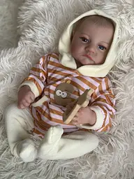 Силіконова колекційна лялька реборн reborn анатомічний новонароджений хлопчик пупс тимоша Reborn Dolls det0018844 - мініатюра 1