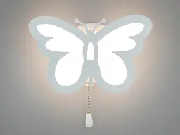 Світильник настінний LED Diasha 8067/1WH Метелик 20W, білий, 1100 лм, акрил, сучасний стиль