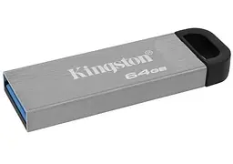 Флеш накопичувач USB 64Gb DataTraveler Kyson, Silver Kingston teh0021090 - мініатюра 2